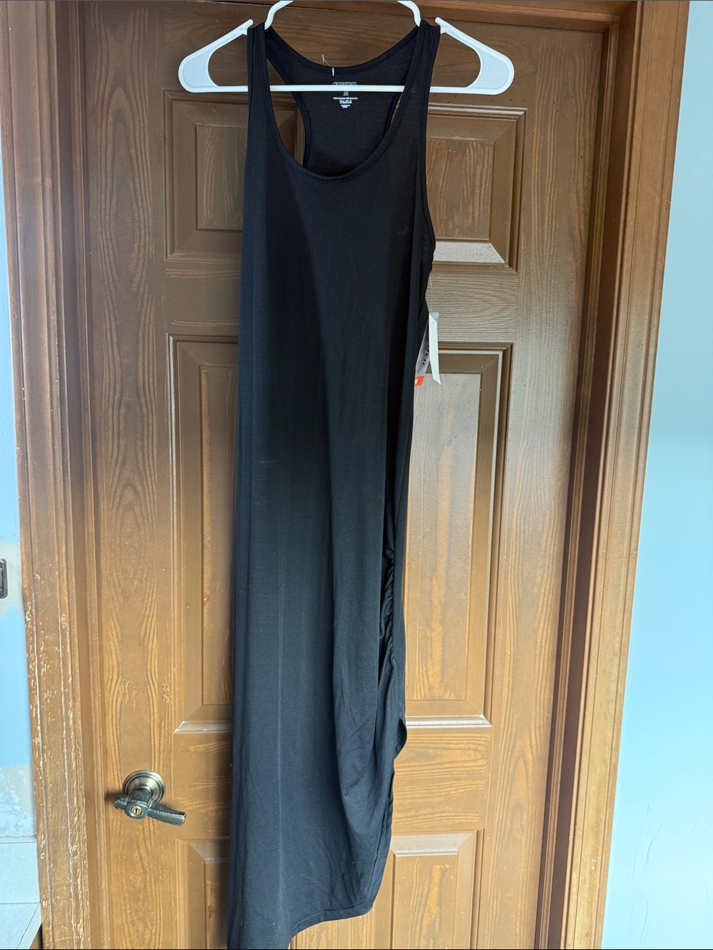 Classic Black Racerback Maxi Dress